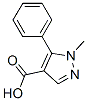 1-甲基-5-苯基-1H-吡唑-4-羧酸结构式_105994-75-0结构式