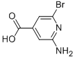 2-氨基-6-溴-4-吡啶羧酸结构式_1060811-29-1结构式