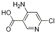 4-氨基-6-氯-3-吡啶羧酸结构式_1060811-65-5结构式