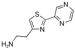 2-(2-吡嗪-2-基-1,3-噻唑-4-基)乙胺结构式_1060817-06-2结构式