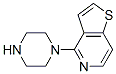 4-哌嗪-1-噻吩并[3,2-c]吡啶结构式_106261-27-2结构式