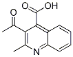 3-乙酰基-2-甲基喹啉-4-甲酸结构式_106380-95-4结构式