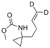 (9ci)-[1-(3-丁烯-4,4-d2)环丙基]-氨基甲酸甲酯结构式_106455-75-8结构式