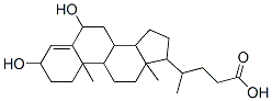 4-(3,6-Dihydroxy-10,13-dimethyl-2,3,6,7,8,9,10,11,12,13,14,15,16,17-tetradecahydro-1h-cyclopenta[a]phenanthren-17-yl)pentanoic acid Structure,106460-50-8Structure