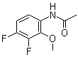 6-乙酰胺-2,3-二氟苯甲醚结构式_1065073-93-9结构式