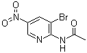 2-乙酰氨基-3-溴-5-硝基吡啶结构式_1065074-93-2结构式