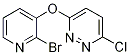 3-(2-Bromo-pyridin-3-yloxy)-6-chloro-pyridazine Structure,1065484-70-9Structure