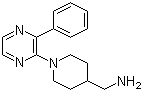 1-(3-苯基-2-吡嗪)-4-哌啶甲胺结构式_1069473-58-0结构式