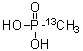 P-甲基磷酸-13c结构式_106976-96-9结构式