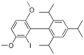 2-碘-3,6-二甲氧基-2,4,6-三异丙基联苯结构式_1070663-76-1结构式