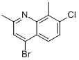 4-Bromo-7-chloro-2,8-dimethylquinoline Structure,1070879-69-4Structure