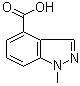 1-甲基-1H-吲唑-4-羧酸结构式_1071433-05-0结构式