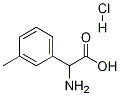 2-氨基-2-(3-甲基苯基)乙酸盐酸盐结构式_1072449-62-7结构式