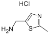 2-甲基-4-噻唑甲胺盐酸盐结构式_1072806-63-3结构式