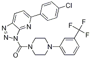 [5-(4-Chloro-phenyl)-[1,2,3]triazolo[4,5-b]pyridin-3-yl]-[4-(3-trifluoromethyl-phenyl)-piperazin-1-yl]-methanone Structure,1072874-79-3Structure
