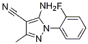 5-氨基-4-氰基-1-(2-氟苯基)-3-甲基吡唑结构式_1072944-83-2结构式