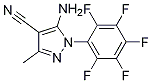5-氨基-4-氰基-3-甲基-1-(全氟苯基)吡唑结构式_1072944-84-3结构式