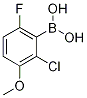 2-Chloro-3-methoxy-6-fluorophenylboronic acid Structure,1072945-77-7Structure