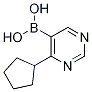 4-Cyclopentylpyrimidine-5-boronic acid Structure,1072945-80-2Structure