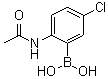 2-乙酰胺-5-氯苯硼酸结构式_1072945-85-7结构式