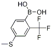 4-(Methylthio)-2-(trifluoromethyl)phenylboronic acid Structure,1072945-99-3Structure