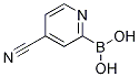 4-Cyanopyridine-2-boronic acid Structure,1072946-01-0Structure