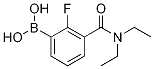 3-(Diethylcarbamoyl)-2-fluorophenylboronic acid Structure,1072946-28-1Structure