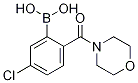 5-氯-2-(吗啉-4-羰基)苯硼酸结构式_1072946-43-0结构式