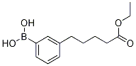 3-(4-Carboethoxybutyl)phenylboronic acid Structure,1072946-57-6Structure