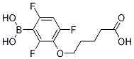 3-(4-Carboxybutoxy)-2,4,6-trifluorophenylboronic acid Structure,1072946-61-2Structure
