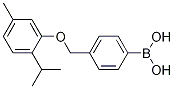 4-[(2-异丙基-5-甲基苯氧基)甲基]苯硼酸结构式_1072951-58-6结构式