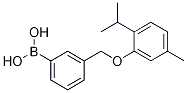 3-[(2-异丙基-5-甲基苯氧基)甲基]苯硼酸结构式_1072951-74-6结构式