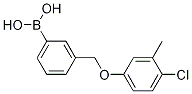 3-[(4-氯-3-甲基苯氧基)甲基]苯硼酸结构式_1072951-91-7结构式