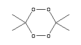 1,2,4,5-四氧杂-3,3,6,6-甲基环己烷结构式_1073-91-2结构式
