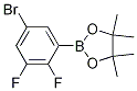 5-溴-2,3-二氟苯硼酸频那醇酯结构式_1073339-12-4结构式