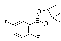 Pyridine, 5-bromo-2-fluoro-3-(4,4,5,5-tetramethyl-1,3,2-dioxaborolan-2-yl)- Structure,1073353-50-0Structure
