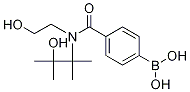 4-(2-羟基乙基氨基甲酰)苯硼酸频那醇酯结构式_1073353-51-1结构式