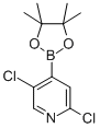 Pyridine, 2,5-dichloro-4-(4,4,5,5-tetramethyl-1,3,2-dioxaborolan-2-yl)- Structure,1073353-98-6Structure