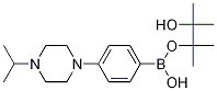 4-(4-异丙基哌嗪)苯硼酸频那醇酯结构式_1073354-18-3结构式