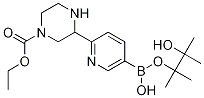 1-Piperazinecarboxylic acid, 4-[5-(4,4,5,5-tetramethyl-1,3,2-dioxaborolan-2-yl)-2-pyridinyl]-, ethyl ester Structure,1073354-26-3Structure
