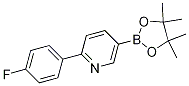 Pyridine, 2-(4-fluorophenyl)-5-(4,4,5,5-tetramethyl-1,3,2-dioxaborolan-2-yl)- Structure,1073354-81-0Structure