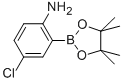 2-氨基-5-氯苯硼酸频那醇酯结构式_1073371-77-3结构式