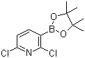 Pyridine, 2,6-dichloro-3-(4,4,5,5-tetramethyl-1,3,2-dioxaborolan-2-yl)- Structure,1073371-78-4Structure