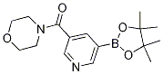 5-(吗啉-4-羰基)吡啶-3-硼酸频那醇酯结构式_1073371-92-2结构式