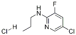 5-氯-3-氟-2-(N-丙基氨基)吡啶盐酸盐结构式_1073372-11-8结构式