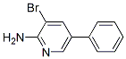2-Amino-3-bromo-5-phenylpyridine Structure,107351-80-4Structure