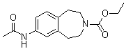 7-乙酰氨基-1,2,4,5-四氢苯并[d]氮杂卓-3-羧酸乙酯结构式_107393-75-9结构式