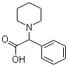 2-苯基-2-(哌啶-1-基)乙酸结构式_107416-49-9结构式