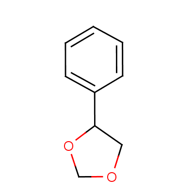 4-苯基-1,3-二氧戊环结构式_1075-20-3结构式