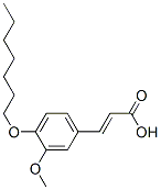 (2E)-3-[4-(heptyloxy)-3-methoxyphenyl]acrylic acid Structure,107524-27-6Structure